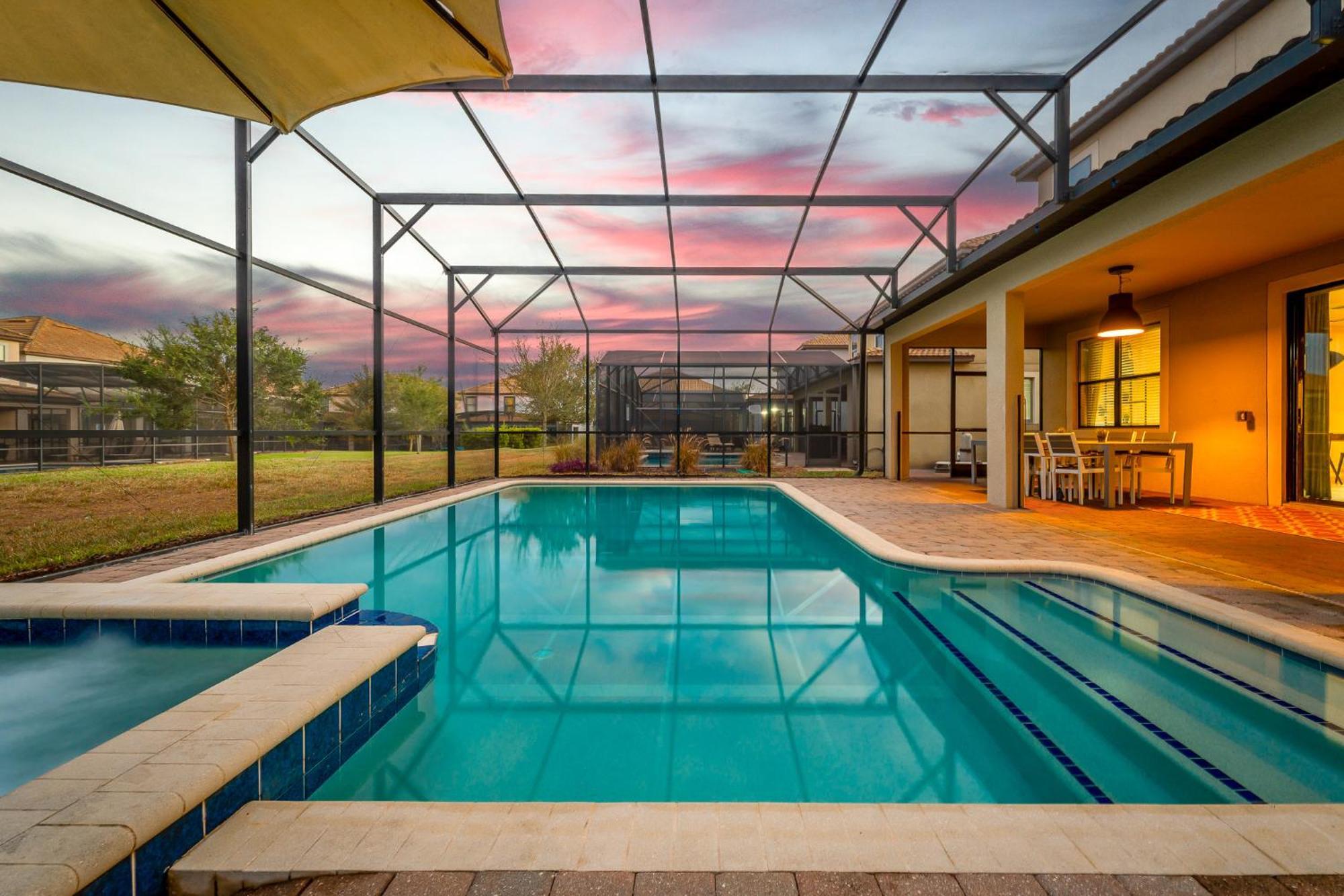 Heated Pool + Free Waterpark + Lazy River + Grill Villa Davenport Exterior photo