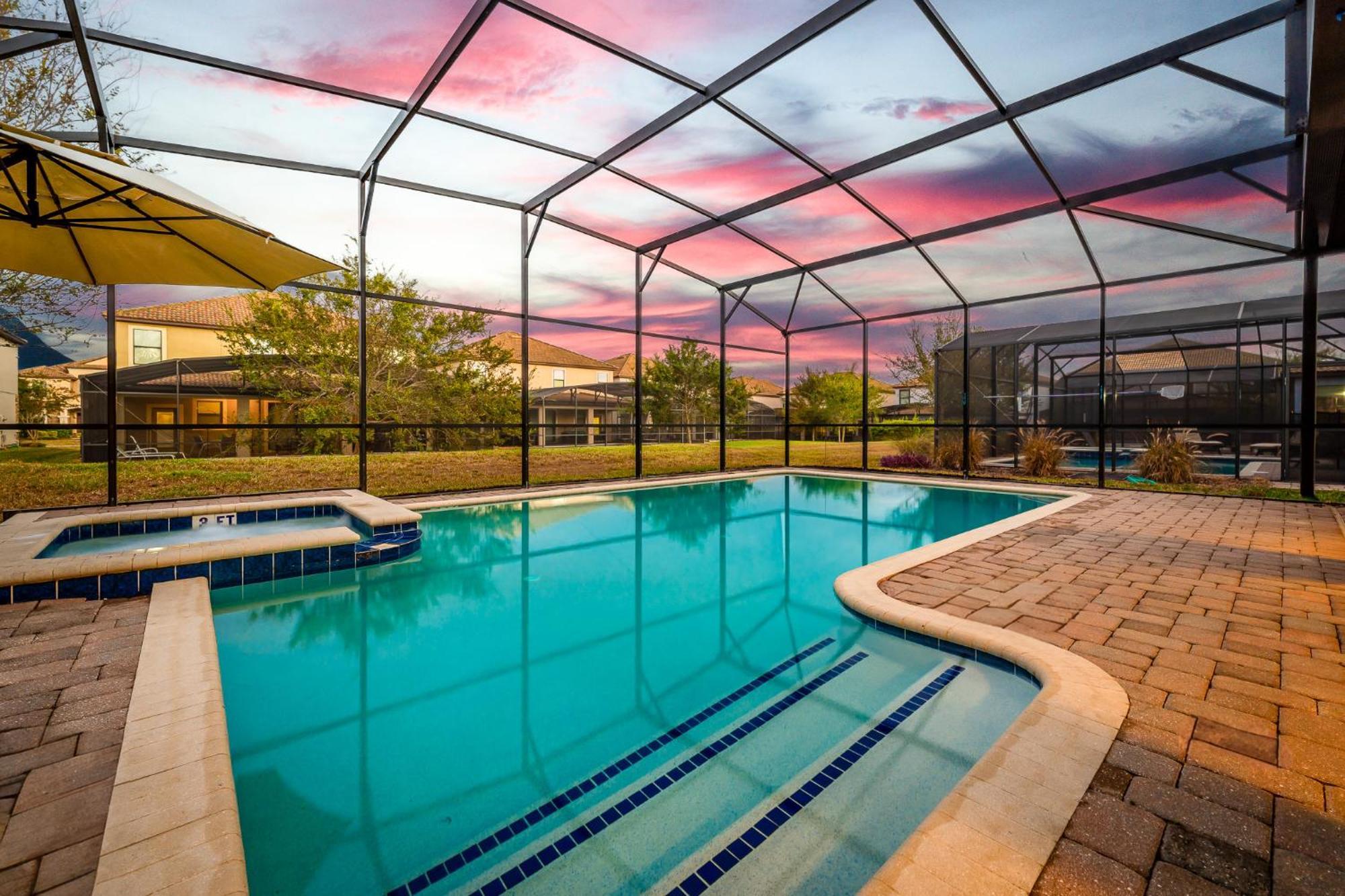 Heated Pool + Free Waterpark + Lazy River + Grill Villa Davenport Exterior photo